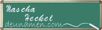 Mascha Heckel Visitenkarte
